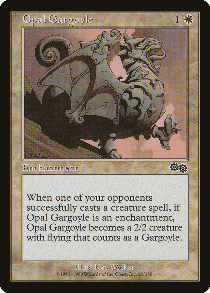 Opal Gargoyle [Urza's Saga] | Pegasus Games WI