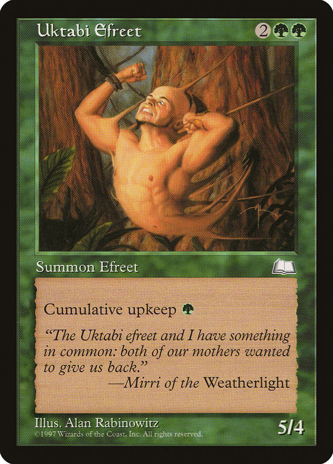 Uktabi Efreet [Weatherlight] | Pegasus Games WI