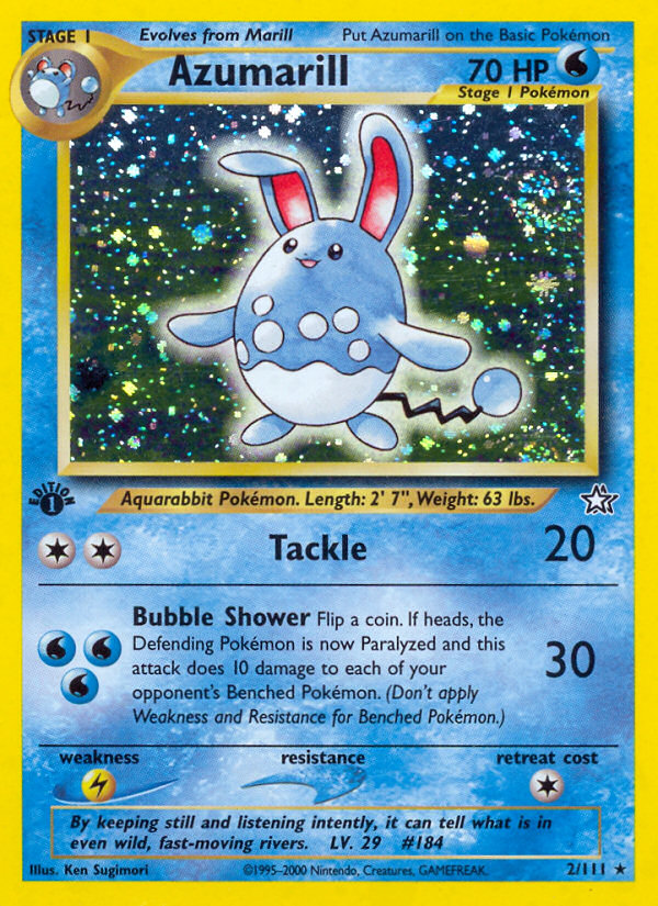 Azumarill (2/111) [Neo Genesis 1st Edition] | Pegasus Games WI