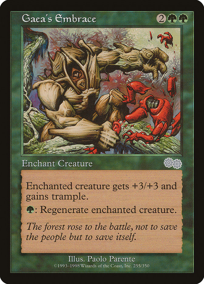 Gaea's Embrace [Urza's Saga] | Pegasus Games WI