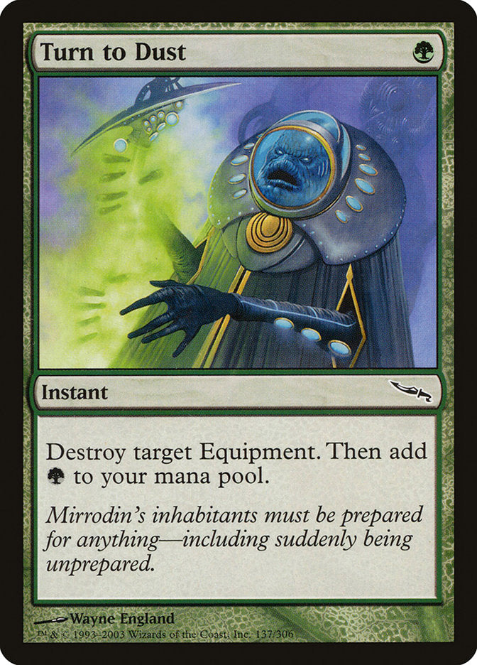 Turn to Dust [Mirrodin] | Pegasus Games WI
