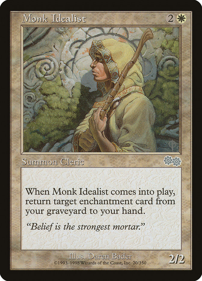 Monk Idealist [Urza's Saga] | Pegasus Games WI