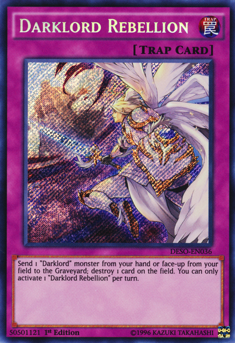 Darklord Rebellion [DESO-EN036] Secret Rare | Pegasus Games WI