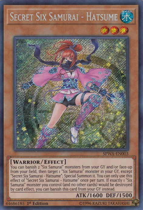 Secret Six Samurai - Hatsume [SPWA-EN003] Secret Rare | Pegasus Games WI