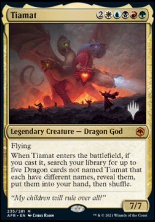 Tiamat (Promo Pack) [Dungeons & Dragons: Adventures in the Forgotten Realms Promos] | Pegasus Games WI