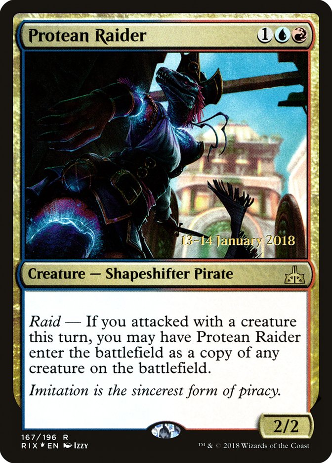 Protean Raider [Rivals of Ixalan Prerelease Promos] | Pegasus Games WI