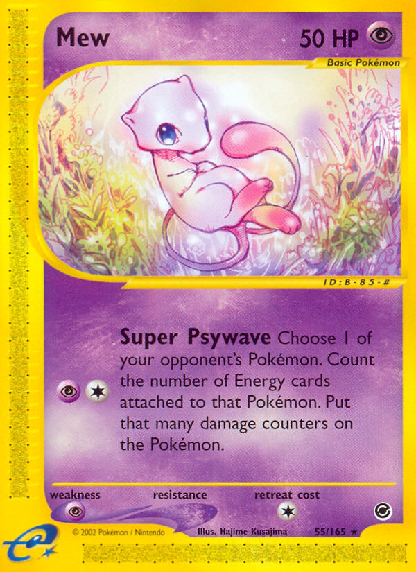 Mew (55/165) [Expedition: Base Set] | Pegasus Games WI