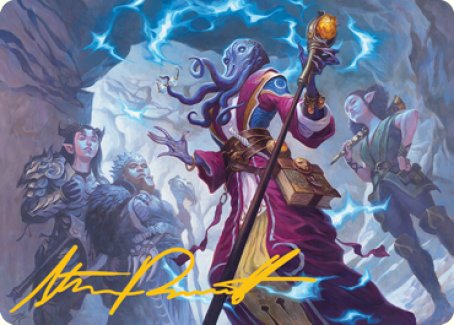 True Polymorph Art Card (Gold-Stamped Signature) [Dungeons & Dragons: Adventures in the Forgotten Realms Art Series] | Pegasus Games WI