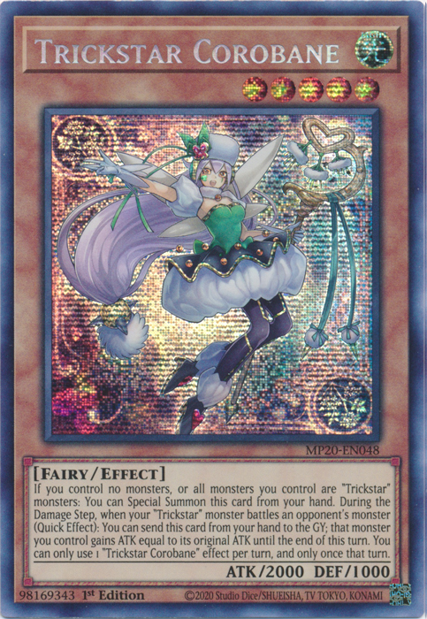 Trickstar Corobane [MP20-EN048] Prismatic Secret Rare | Pegasus Games WI