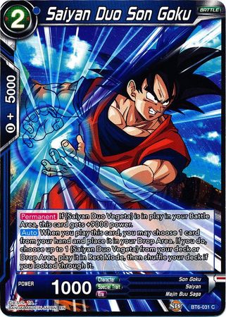 Saiyan Duo Son Goku [BT6-031] | Pegasus Games WI