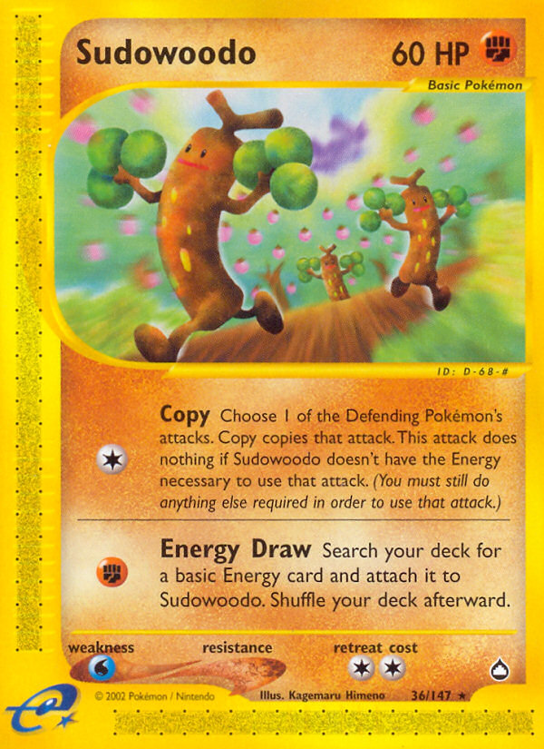 Sudowoodo (36/147) [Aquapolis] | Pegasus Games WI