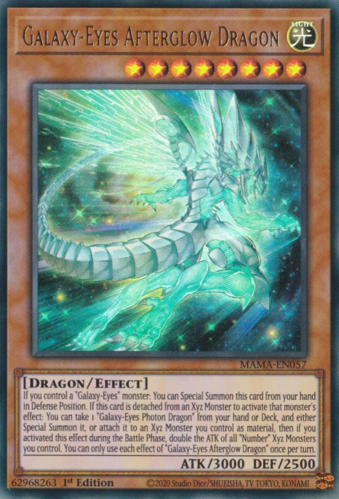 Galaxy-Eyes Afterglow Dragon [MAMA-EN057] Ultra Rare | Pegasus Games WI