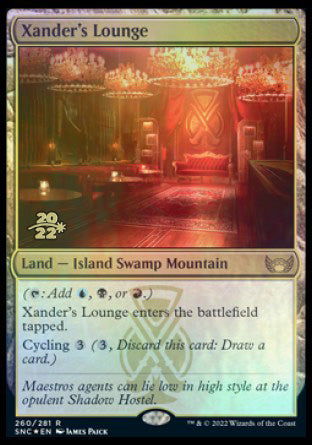 Xander's Lounge [Streets of New Capenna Prerelease Promos] | Pegasus Games WI