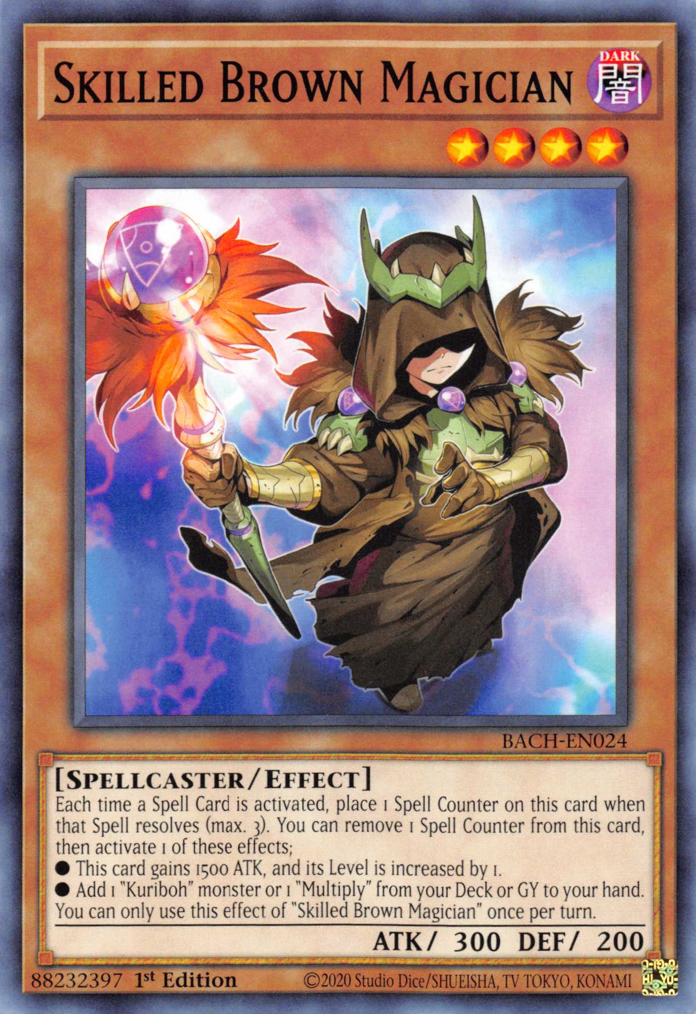 Skilled Brown Magician [BACH-EN024] Common | Pegasus Games WI