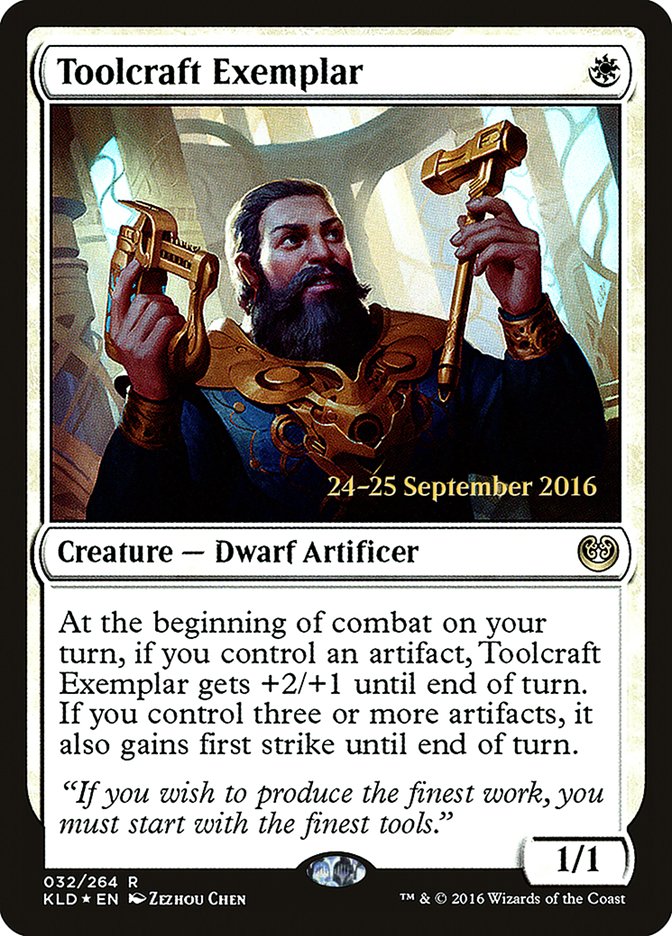 Toolcraft Exemplar [Kaladesh Prerelease Promos] | Pegasus Games WI