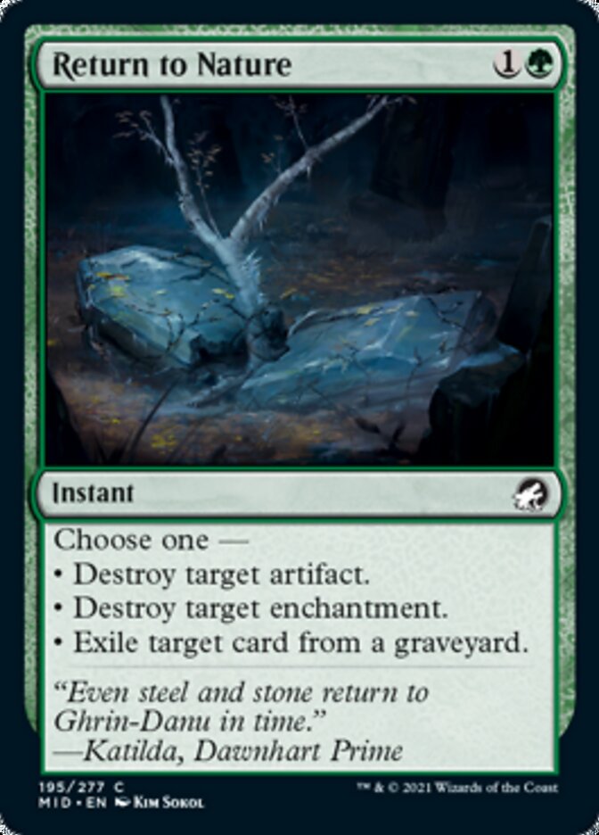 Return to Nature [Innistrad: Midnight Hunt] | Pegasus Games WI