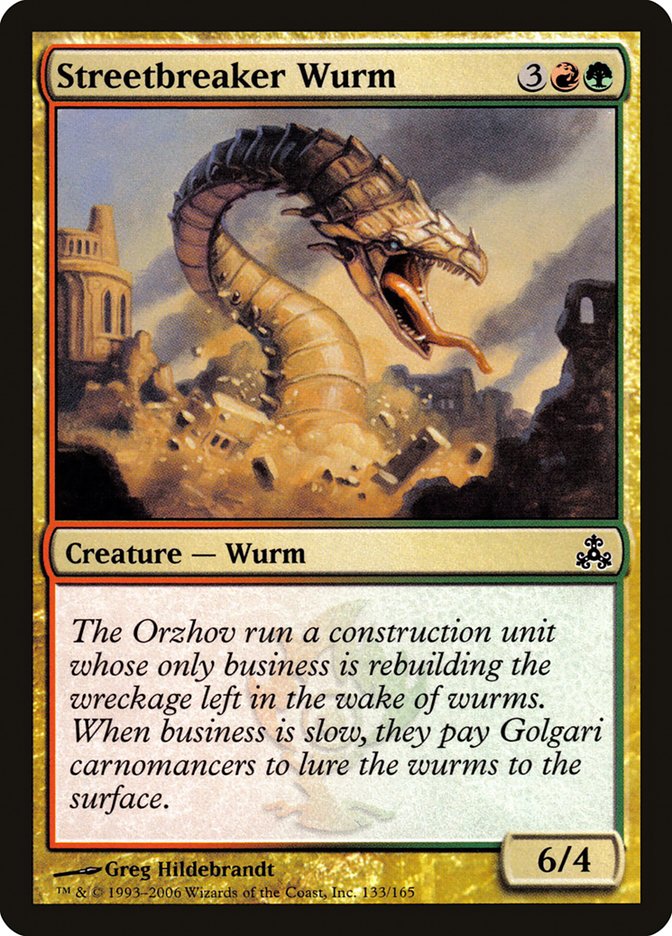 Streetbreaker Wurm [Guildpact] | Pegasus Games WI