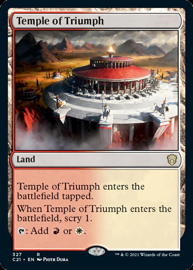 Temple of Triumph [Commander 2021] | Pegasus Games WI
