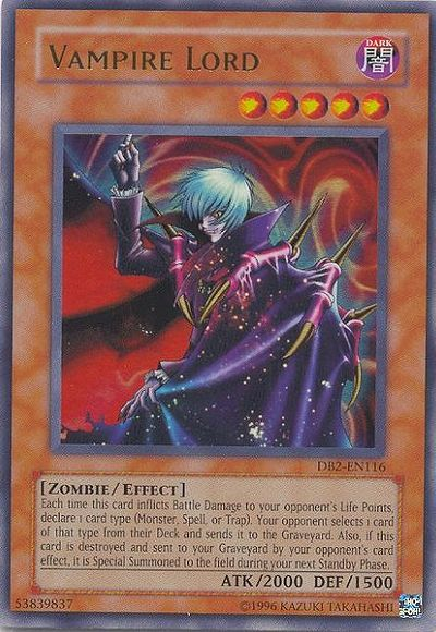 Vampire Lord [DB2-EN116] Ultra Rare | Pegasus Games WI