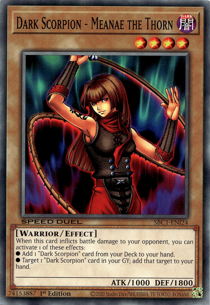 Dark Scorpion - Meanae the Thorn [SBC1-ENI24] Common | Pegasus Games WI