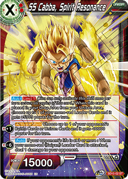 SS Cabba, Spirit Resonance (Starter Deck - Pride of the Saiyans) (SD15-02) [Cross Spirits] | Pegasus Games WI