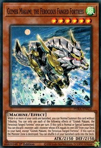 Gizmek Makami, the Ferocious Fanged Fortress [PHRA-EN022] Super Rare | Pegasus Games WI