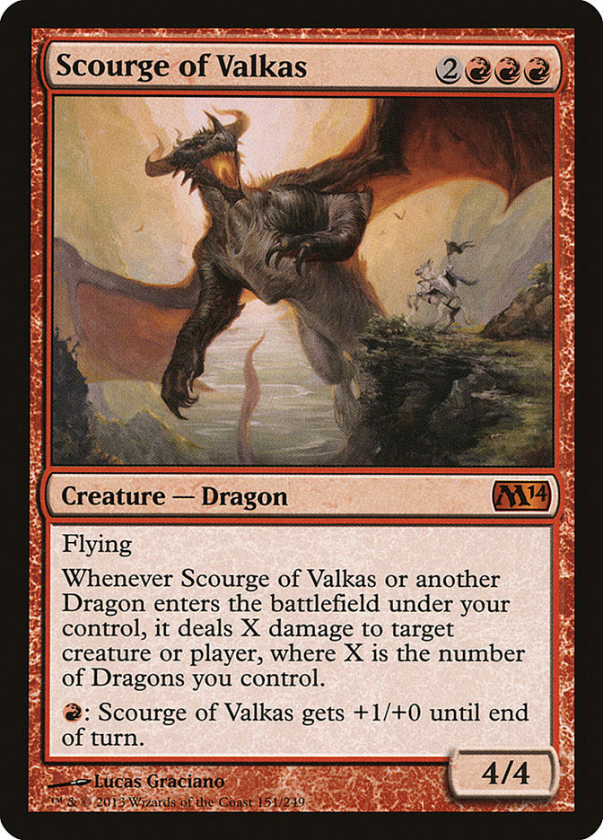 Scourge of Valkas [Magic 2014] | Pegasus Games WI