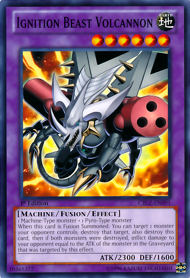 Ignition Beast Volcannon [CBLZ-EN091] Common | Pegasus Games WI