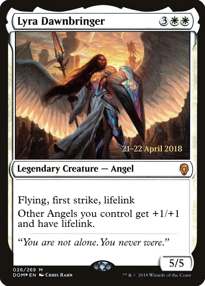 Lyra Dawnbringer [Dominaria Prerelease Promos] | Pegasus Games WI