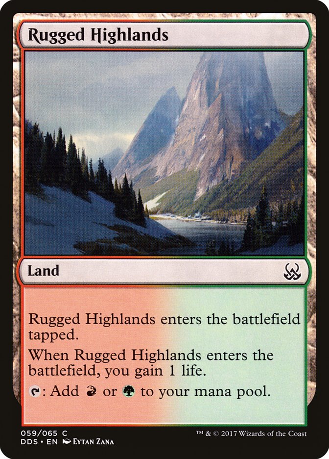 Rugged Highlands [Duel Decks: Mind vs. Might] | Pegasus Games WI