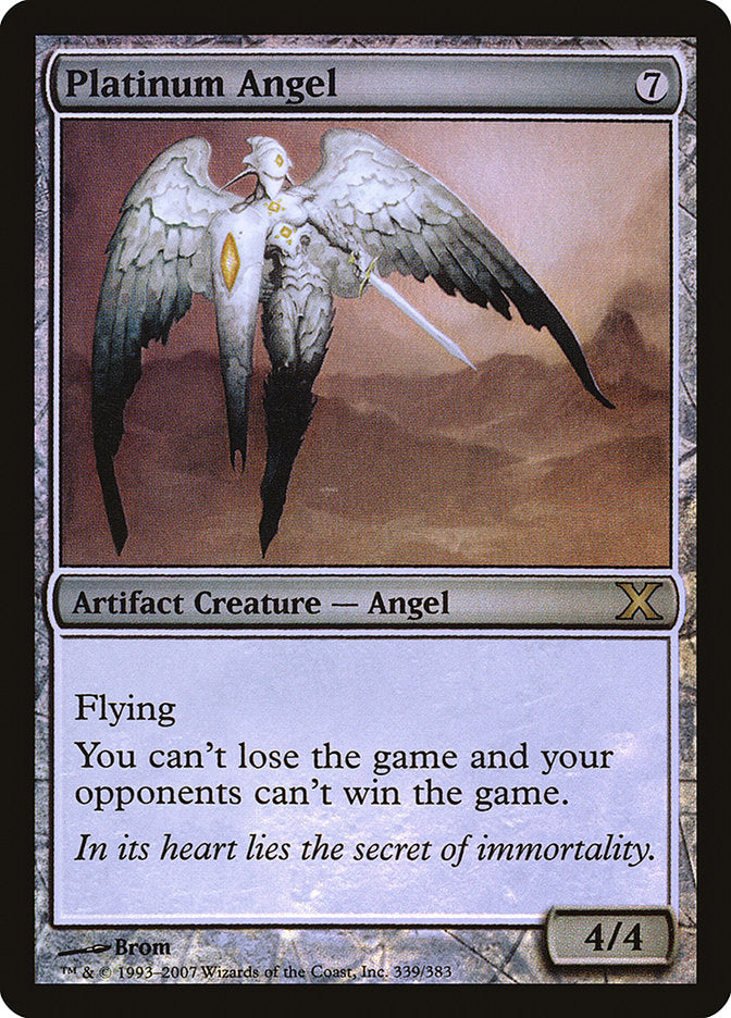 Platinum Angel (Premium Foil) [Tenth Edition] | Pegasus Games WI