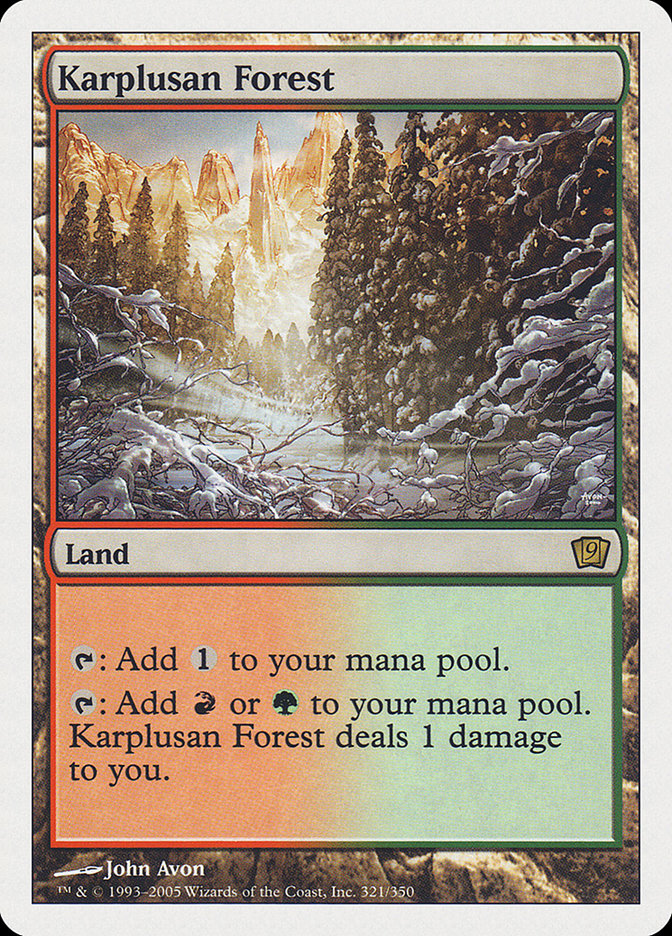 Karplusan Forest [Ninth Edition] | Pegasus Games WI