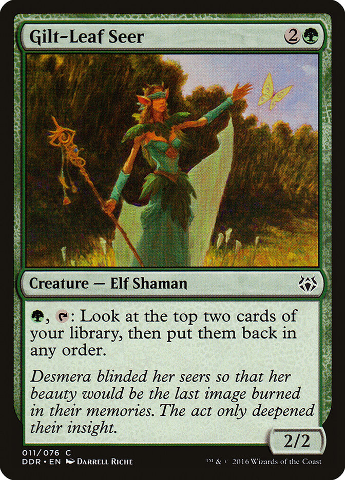 Gilt-Leaf Seer [Duel Decks: Nissa vs. Ob Nixilis] | Pegasus Games WI