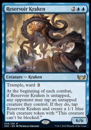 Reservoir Kraken (Promo Pack) [Streets of New Capenna Promos] | Pegasus Games WI