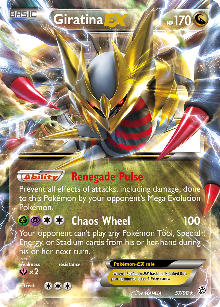 Giratina EX (57/98) [XY: Ancient Origins] | Pegasus Games WI