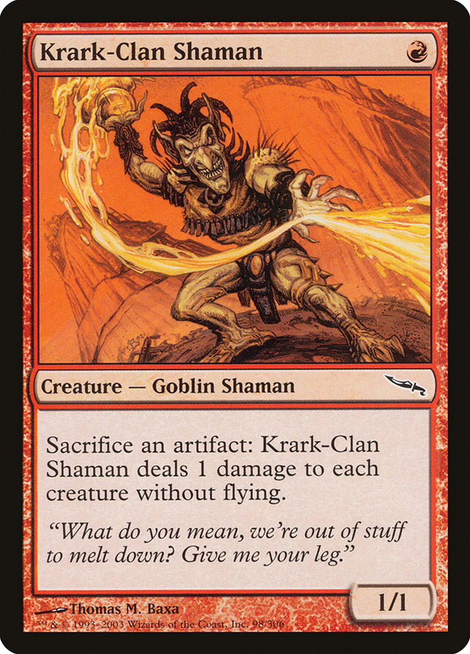 Krark-Clan Shaman [Mirrodin] | Pegasus Games WI