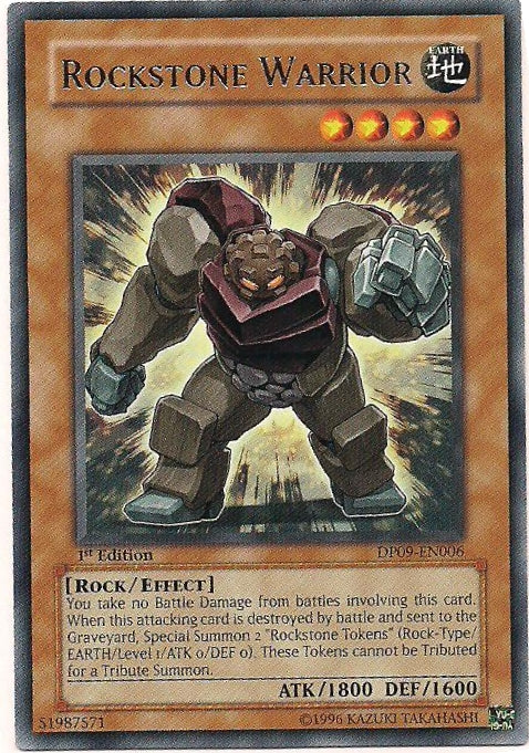 Rockstone Warrior [DP09-EN006] Rare | Pegasus Games WI