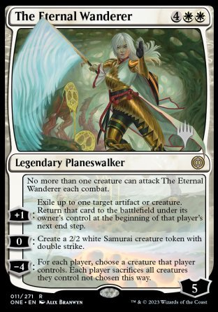 The Eternal Wanderer (Promo Pack) [Phyrexia: All Will Be One Promos] | Pegasus Games WI