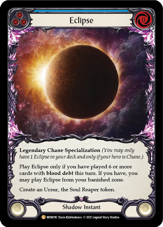Eclipse (Cold Foil) [MON190-CF] 1st Edition Cold Foil | Pegasus Games WI