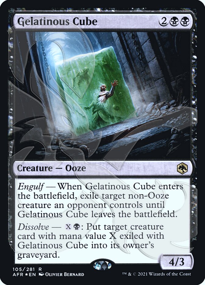 Gelatinous Cube (Ampersand Promo) [Dungeons & Dragons: Adventures in the Forgotten Realms Promos] | Pegasus Games WI