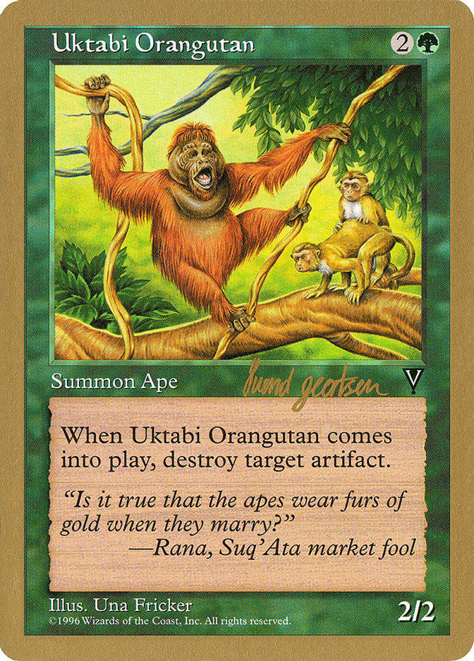 Uktabi Orangutan (Svend Geertsen) (SB) [World Championship Decks 1997] | Pegasus Games WI