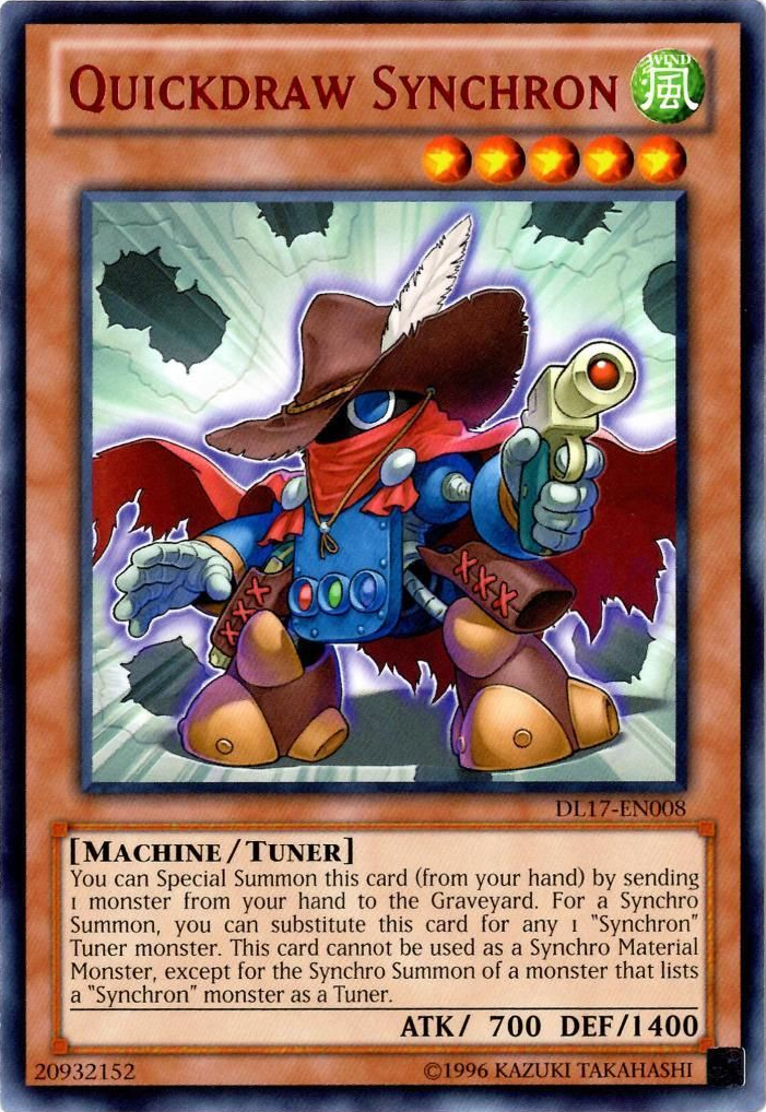 Quickdraw Synchron (Red) [DL17-EN008] Rare | Pegasus Games WI