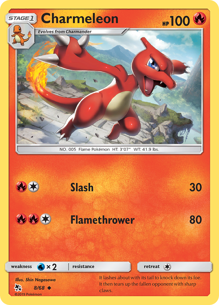 Charmeleon (8/68) [Sun & Moon: Hidden Fates] | Pegasus Games WI