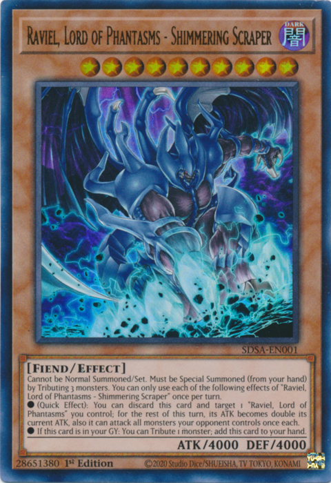 Raviel, Lord of Phantasms - Shimmering Scraper [SDSA-EN001] Ultra Rare | Pegasus Games WI