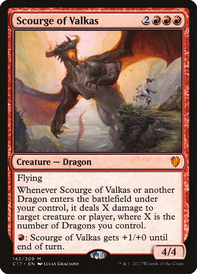 Scourge of Valkas [Commander 2017] | Pegasus Games WI