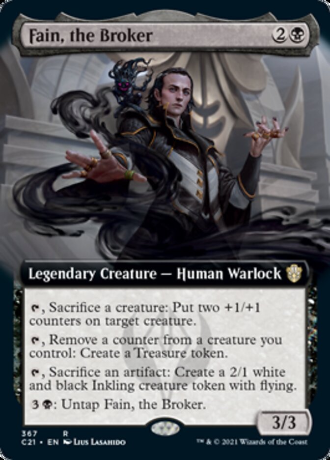 Fain, the Broker (Extended Art) [Commander 2021] | Pegasus Games WI