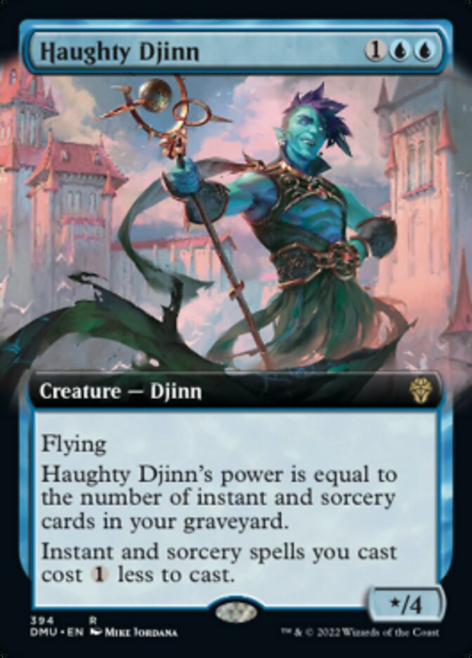 Haughty Djinn (Extended Art) [Dominaria United] | Pegasus Games WI