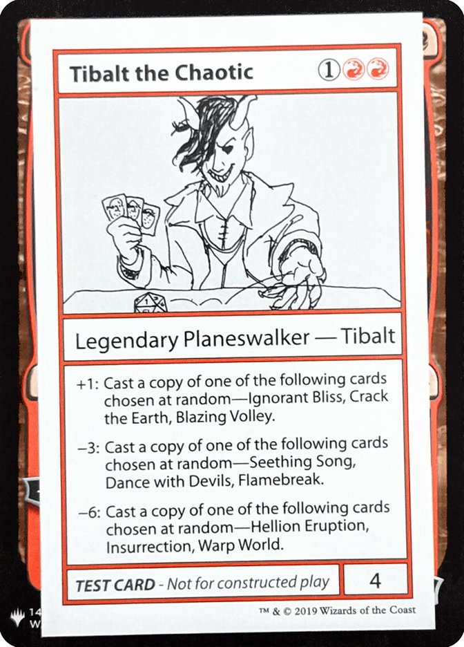 Tibalt the Chaotic [Mystery Booster Playtest Cards] | Pegasus Games WI