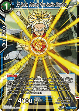 SS Trunks, Defender From Another Dimension (Common) [BT13-057] | Pegasus Games WI