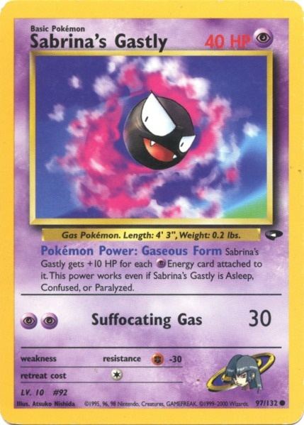 Sabrina's Gastly (97/132) [Gym Challenge Unlimited] | Pegasus Games WI